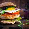 Eggbacon burger kip nieuw